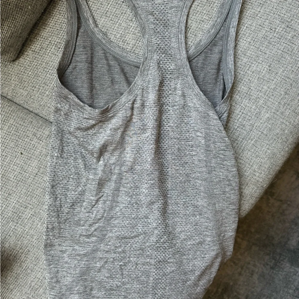lululemon athletica Gray Tank Top